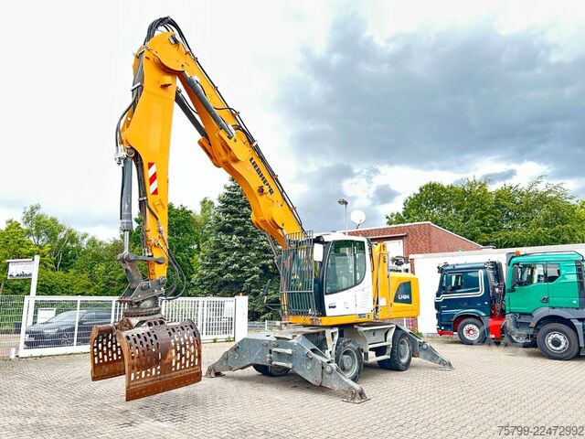 Gumikerekes kotrógép LIEBHERR LH 24 Litronic mit Abbruch- / Sortiergreifer