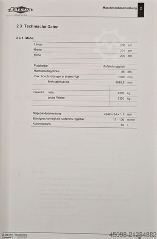 Lintzaag JAESPA Compact 2