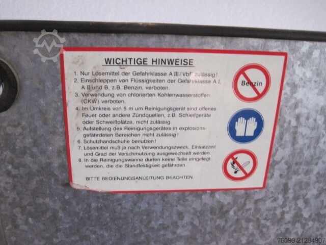 Gummi-Mayer Teilewaschgerät Gummi-Mayer Teilewaschgerät / Teilewaschtisch