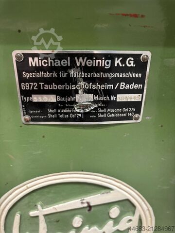 Maşină pentru rindeluire suprafeţe Weinig A 510