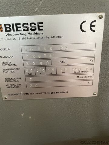 Bearbejdningscenter BIESSE ROVER 23