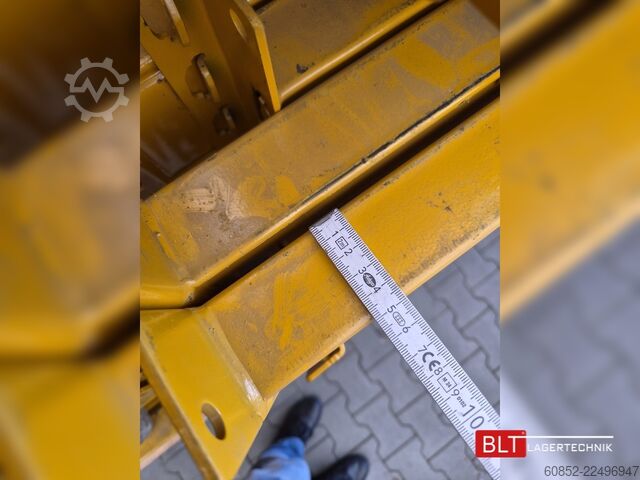 Estantes de paletes para serviços pesados 100,80 lfm STOW Palettenregale, H: 520cm Fachlast: 2250 kg, PNB0472, Regale