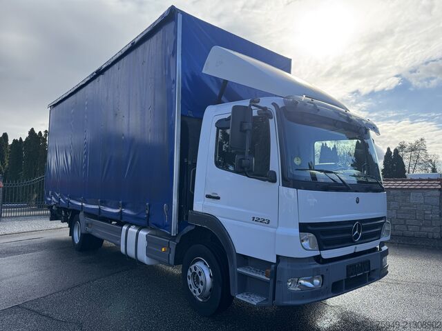 Atego 1223 L flak/presenning 7,30m, bakgavellyft Mercedes-Benz Atego 1223 L Pritsche/Plane 7,30m LBW