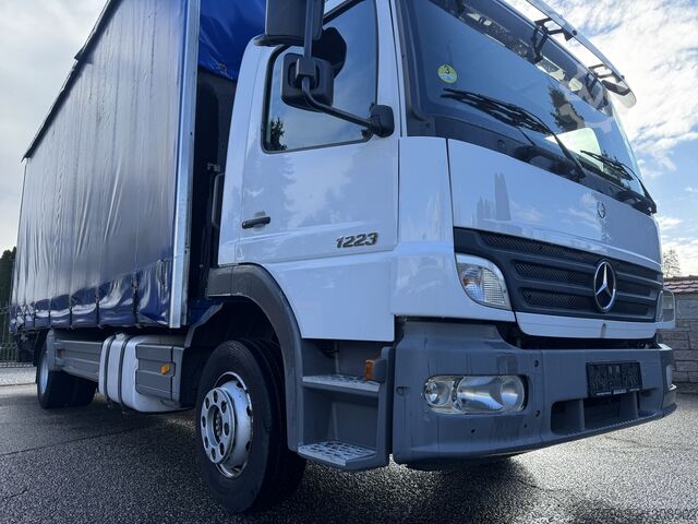 Atego 1223 L flak/presenning 7,30m, bakgavellyft Mercedes-Benz Atego 1223 L Pritsche/Plane 7,30m LBW