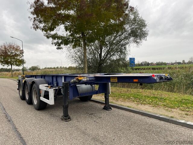 Containertransport Van Hool 3B2013 20FT Tank / ADR / NL trailer / Liftaxle