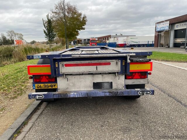 Containertransport Van Hool 3B2013 20FT Tank / ADR / NL trailer / Liftaxle