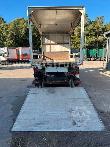 Haakarm vrachtwagen DAF CF 250 VDL-Abrollkipper mit Planenaufbau u. LBW