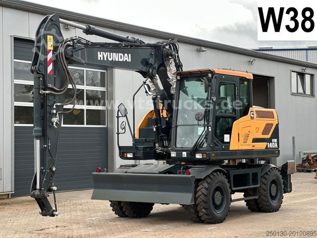 Mobiele graafmachine HYUNDAI HW 140A 4x4 hydr. Stützen Kamera Klima