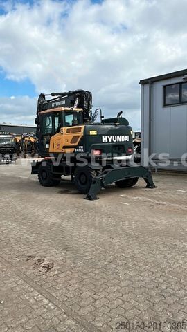 Mobiele graafmachine HYUNDAI HW 140A 4x4 hydr. Stützen Kamera Klima