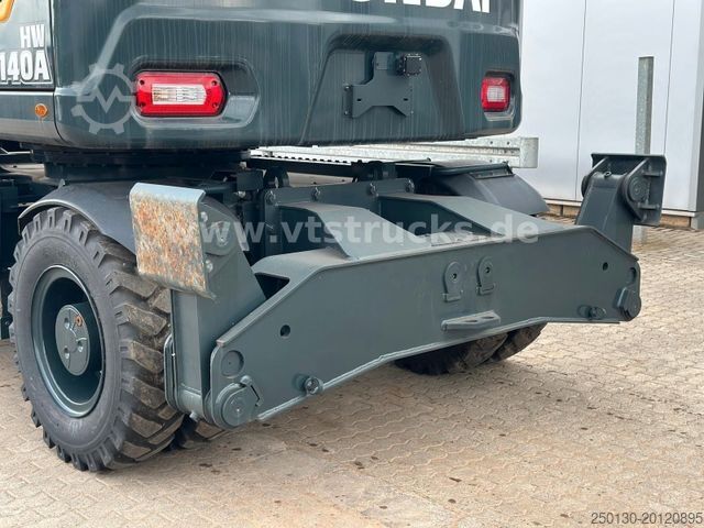 Mobiele graafmachine HYUNDAI HW 140A 4x4 hydr. Stützen Kamera Klima