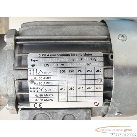 Besturingsunit Indur US-363 i= 101 Stirnradgetriebemotor SN:2000.9