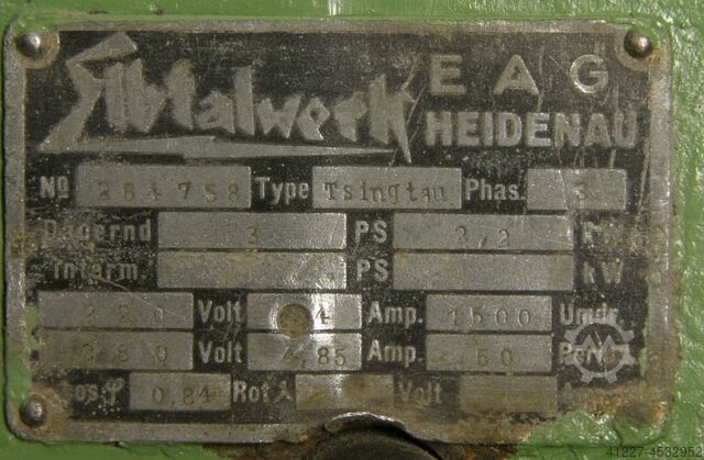 Verktyg slipmaskin Elbtalwerk Tsingtau