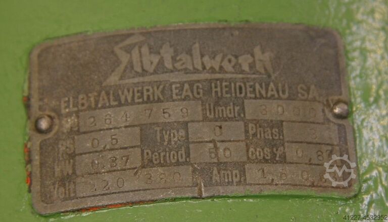 Verktyg slipmaskin Elbtalwerk Tsingtau