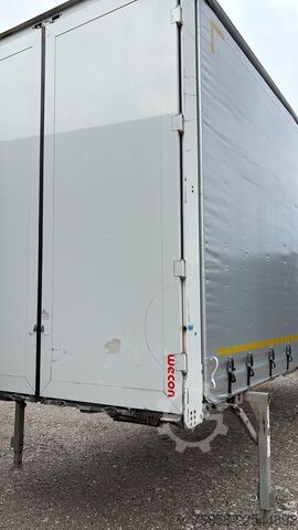 Växelflak med plattform och presenning Wecon Jumbo XXL Innen 3090 mm Hubdach Verzinkt