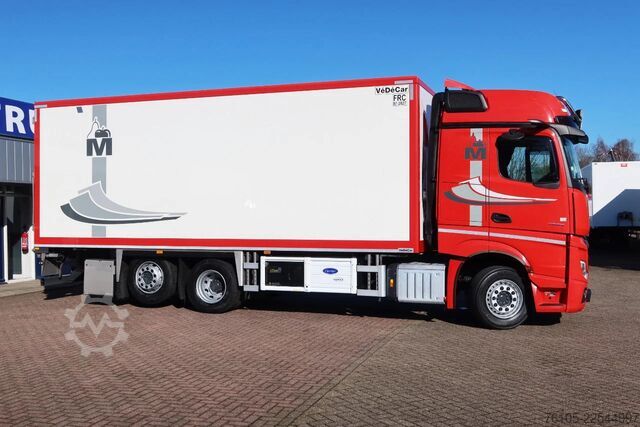 Gekoeld/bevroren transport Mercedes-Benz Actros 2653 2653 LL Koel/Vries. Cherau Aanhange...
