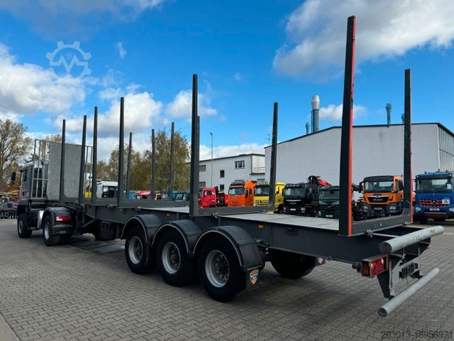 Boomaanhanger Blumhardt BLUMHARDT SAL.40.24 Holztransporter 3 Achse