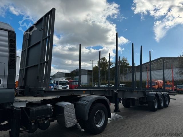 Boomaanhanger Blumhardt BLUMHARDT SAL.40.24 Holztransporter 3 Achse