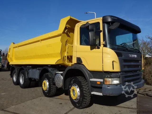 Teherautó Scania P380 8X4 STEEL KIPPERBOX,MANUALGEARBO