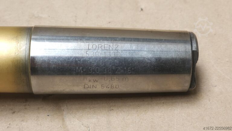 Lâmina de empurrar LORENZ 3 - EW 30° - Zähne 16