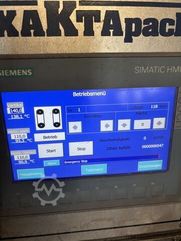 Máquina de formação, enchimento e selagem de sacos Exactapack VFFS VSM-Serie 2005