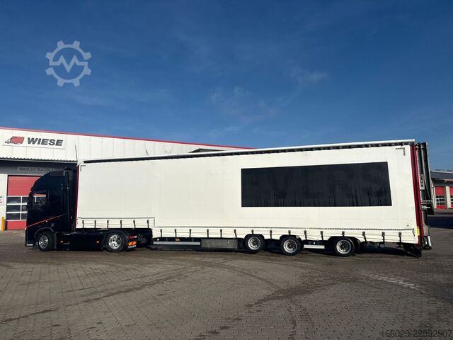 Semiremorcă cu platformă joasă  Wiese SA 3-36 3-Achs Mega Stufensattel Rampe 25T