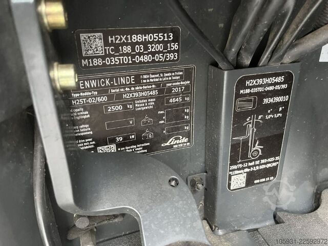 Stivuitoare GPL Linde H25T-02/600