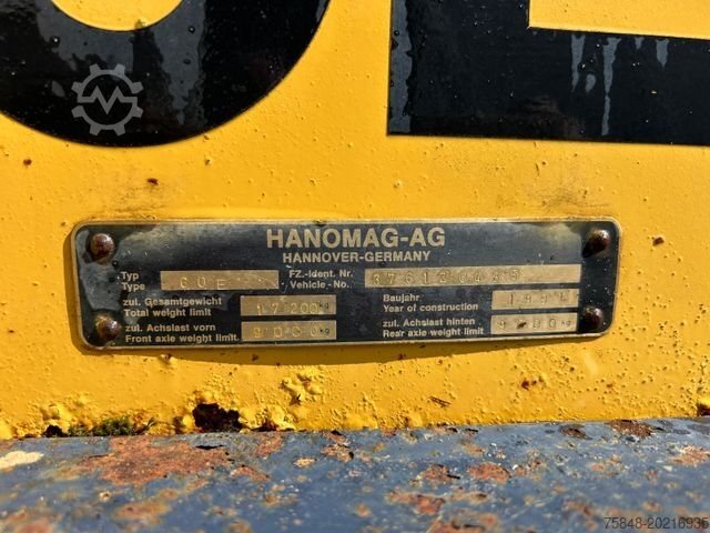 Kolový nakladač HANOMAG 60E-Komplett oder in Ersatzteilen
