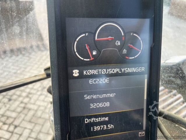 Koparka gąsienicowa Volvo EC 220 EL    2016   TOPCON 3D GPS