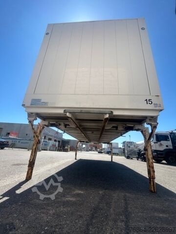 Reboque de chassis intercambiável KRONE DRYBOX KOFFER WK 7.3 STG MEHRERE EINHEITEN VERFüGBAR 7,45 METER GESAMTLäNGE
