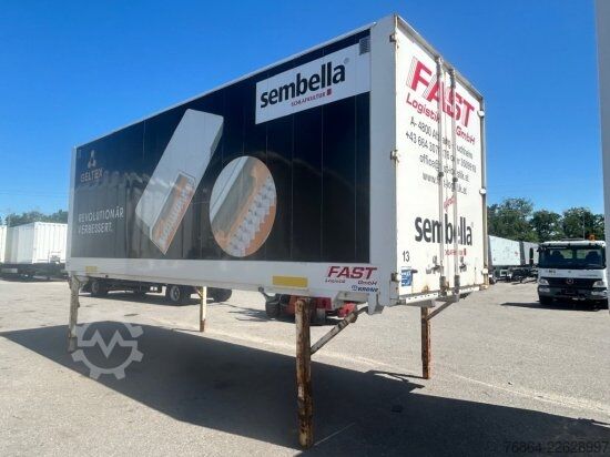 Reboque de chassis intercambiável KRONE DRYBOX KOFFER WK 7.3 STG MEHRERE EINHEITEN VERFüGBAR 7,45 METER GESAMTLäNGE