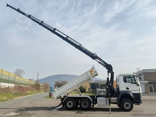 Ribaltabile con gru MAN TGS 28.440 TGS 28.440 6x4-4/3-Seiten- Kipper / ...