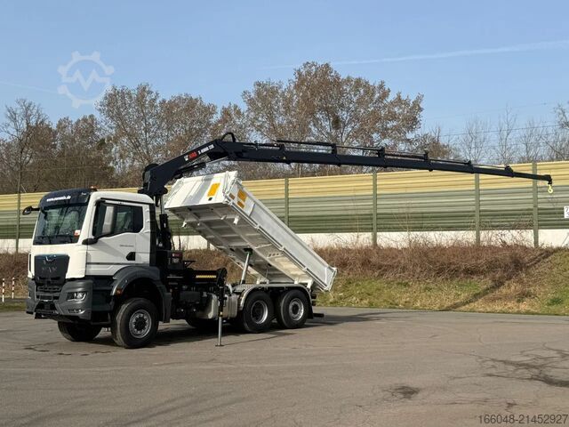 Ribaltabile con gru MAN TGS 28.440 TGS 28.440 6x4-4/3-Seiten- Kipper / ...