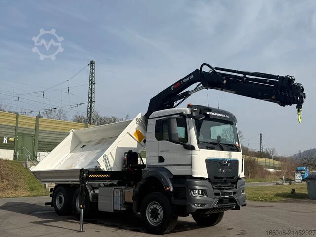 Ribaltabile con gru MAN TGS 28.440 TGS 28.440 6x4-4/3-Seiten- Kipper / ...