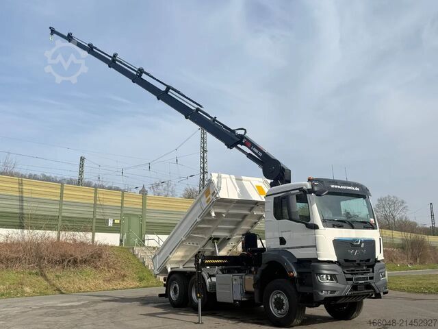 Ribaltabile con gru MAN TGS 28.440 TGS 28.440 6x4-4/3-Seiten- Kipper / ...