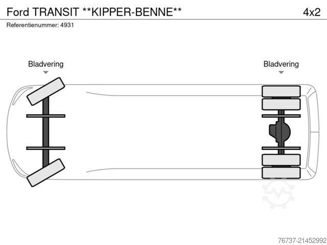 Kipper Ford TRANSIT **KIPPER-BENNE**
