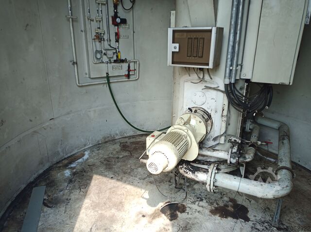 Staande silo Kolenstoff silo Stalen silo AJO Silo Kohlenstaubsilo 2x 120m³; 3,4m EX Atex