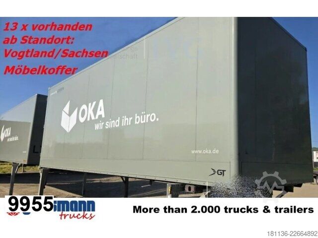 Skříňový nákladní automobil  BDF Wechselbrücke 7.45