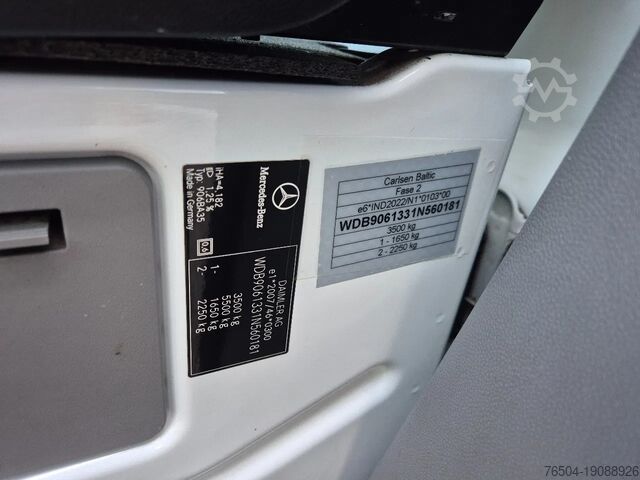 Gekoelde koffer Mercedes-Benz Sprinter 313 CDI 5+5 Turen TIEFFROST -40C Carls...