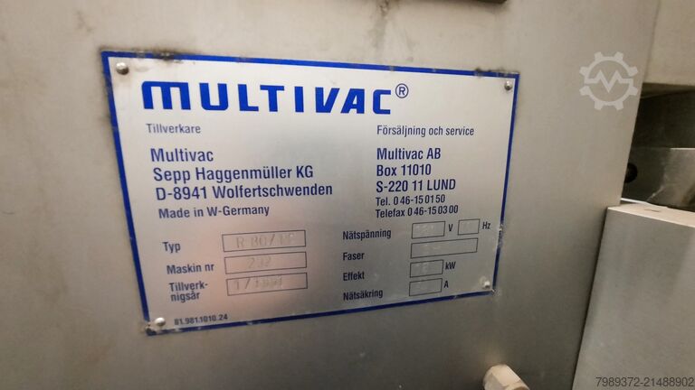 Multivac R80 Machine d'emballage Multivac R80