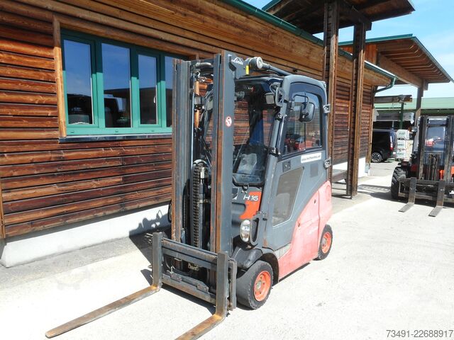 Empilhador Linde H16D-01 Triplex + SS Kabine