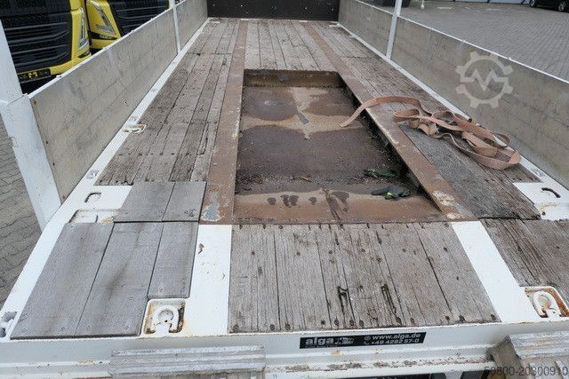 Remorque porte-engins surbaissée MEUSBURGER MPJ 3, Rampen, Luft-Lift, Bordwände, Container