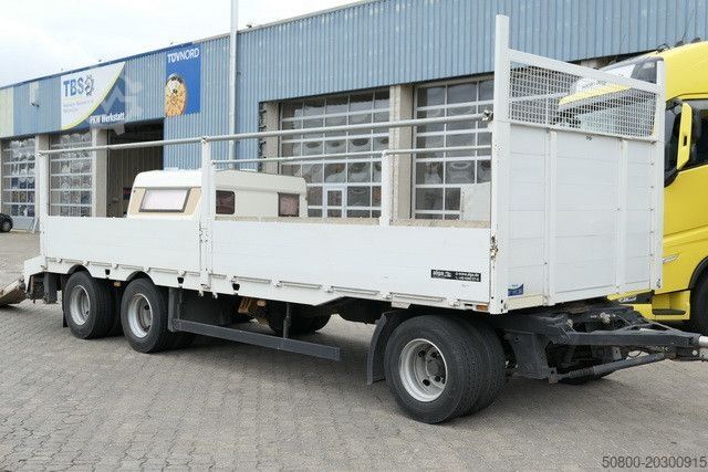 Remolque abierto MEUSBURGER MPJ 3, Rampen, Luft-Lift, Bordwände, Container