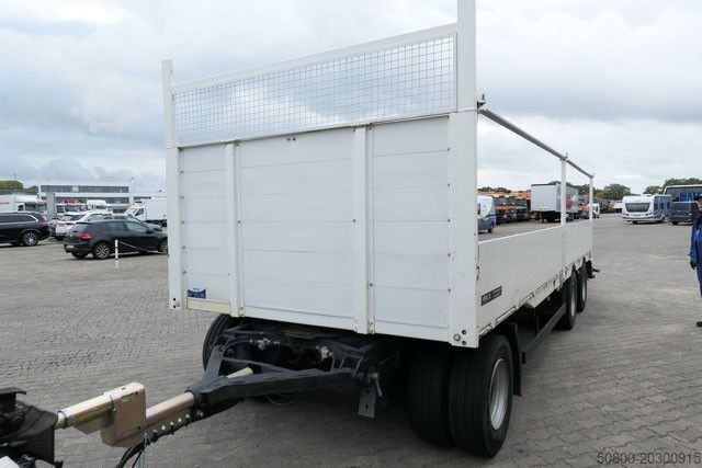 Remolque abierto MEUSBURGER MPJ 3, Rampen, Luft-Lift, Bordwände, Container