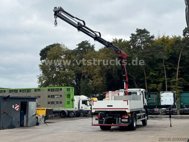 Lastbilmonteret kran MAN TGM TG3 18.320 4x4 HMF Ladekran Pritsche