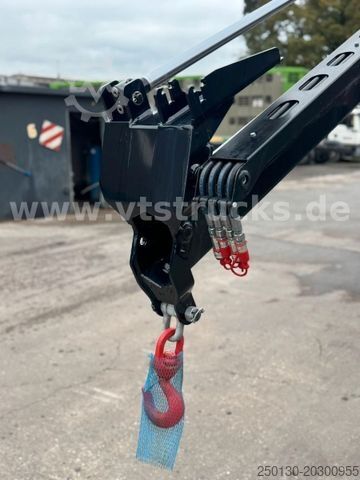 Grua montada em camião MAN TGM TG3 18.320 4x4 HMF Ladekran Pritsche