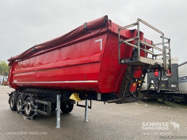 Semirimorchio ribaltabile Schmitz Cargobull Kipper Stahlrundmulde 37m³