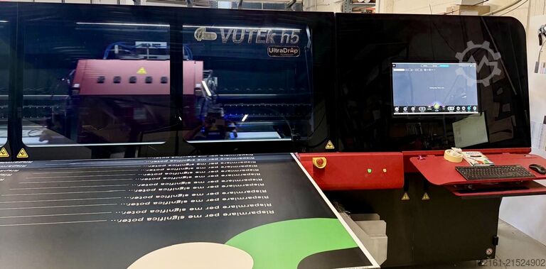 Digital print machine efi Vutek H5 industrial UV printer 457m2/h  Ricoh Gen5 (7p-1200dpi)