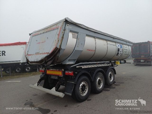 Tipper semitrailer Schwarzmüller Kipper Stahlrundmulde Thermomulde