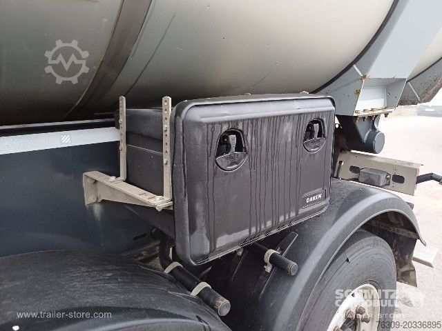 Tipper semitrailer Schwarzmüller Kipper Stahlrundmulde Thermomulde