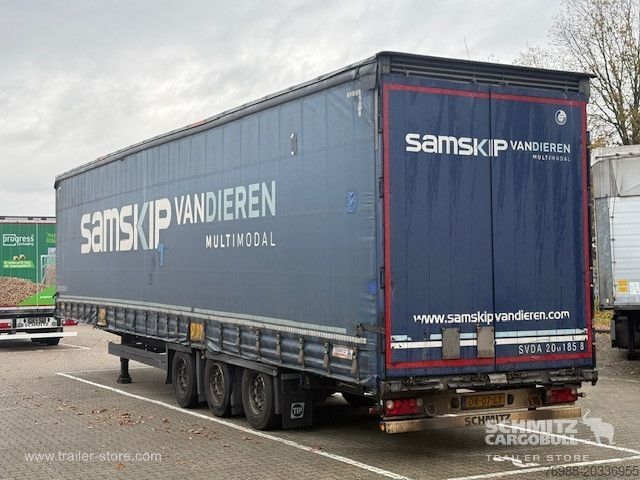 Semi-reboque aberto com lona Schmitz Cargobull Curtainsider Mega
